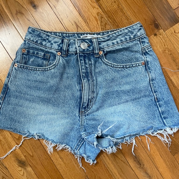 Garage Denim Jean Shorts - Picture 1 of 3